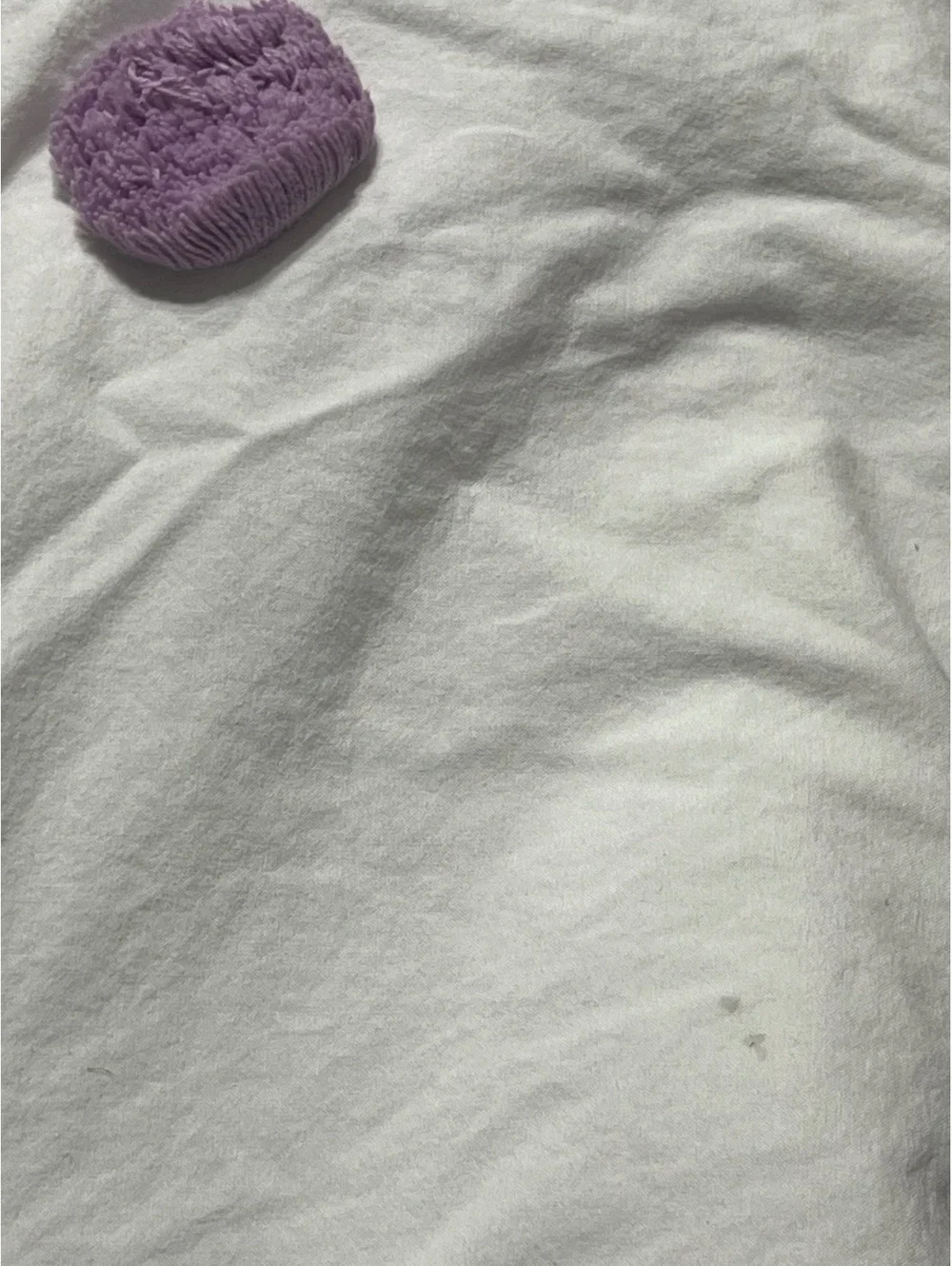 Pottery Barn Kids White Cotton twin duvet cover with Colorful Pom Pom Accents